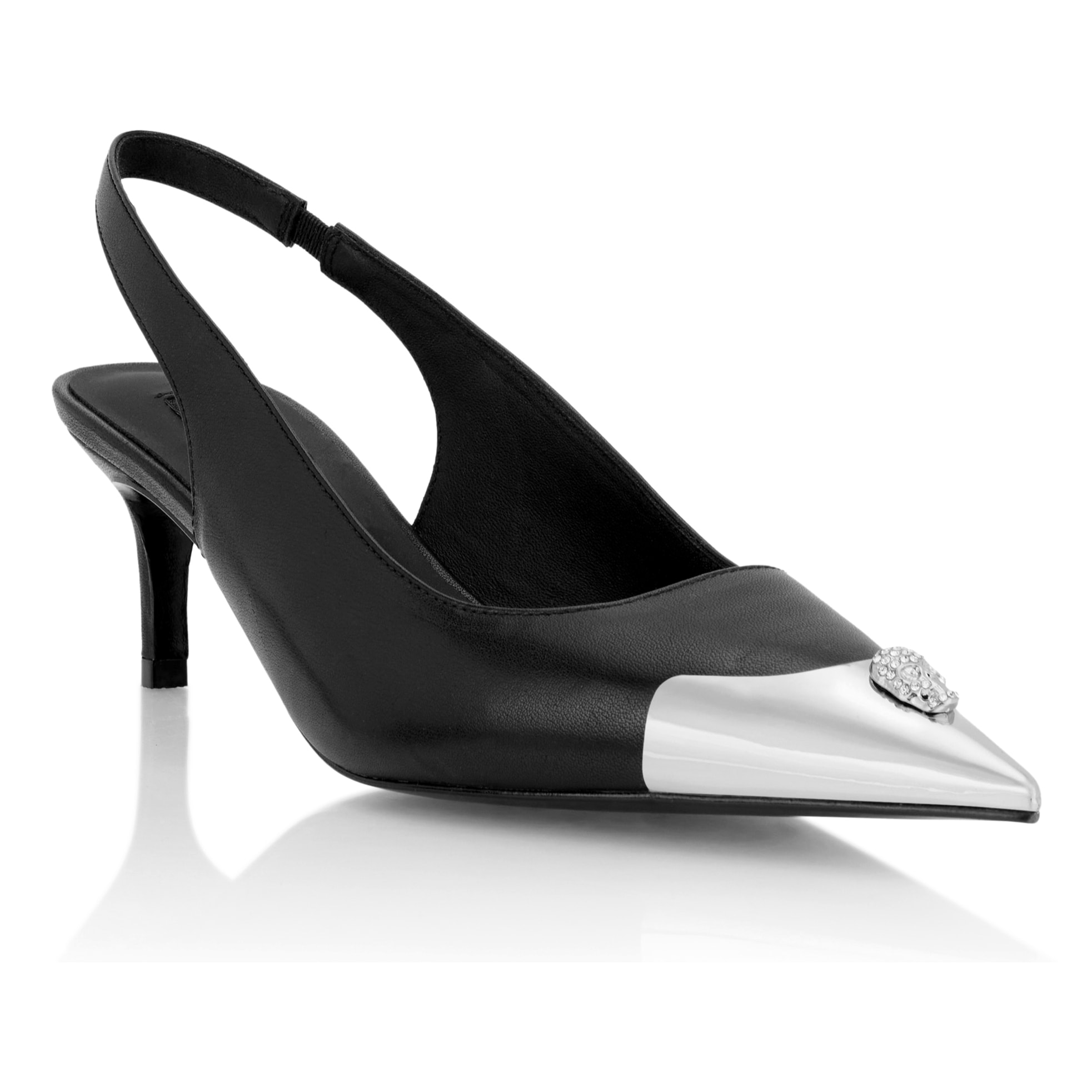PHILIPP PLEIN Scarpe slingback SKULL