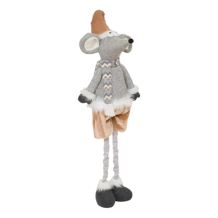 Personnage de Noël forêt télescopique H. 130 cm