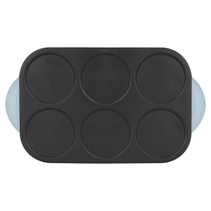 Crepera Eléctrica GOO60 Weasy 6 mini pancakes, antiadherente, 1500W