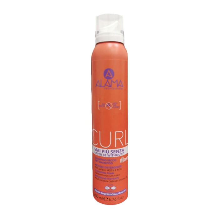 Champú seco profesional para cabello rizado ALAMA 200 ml