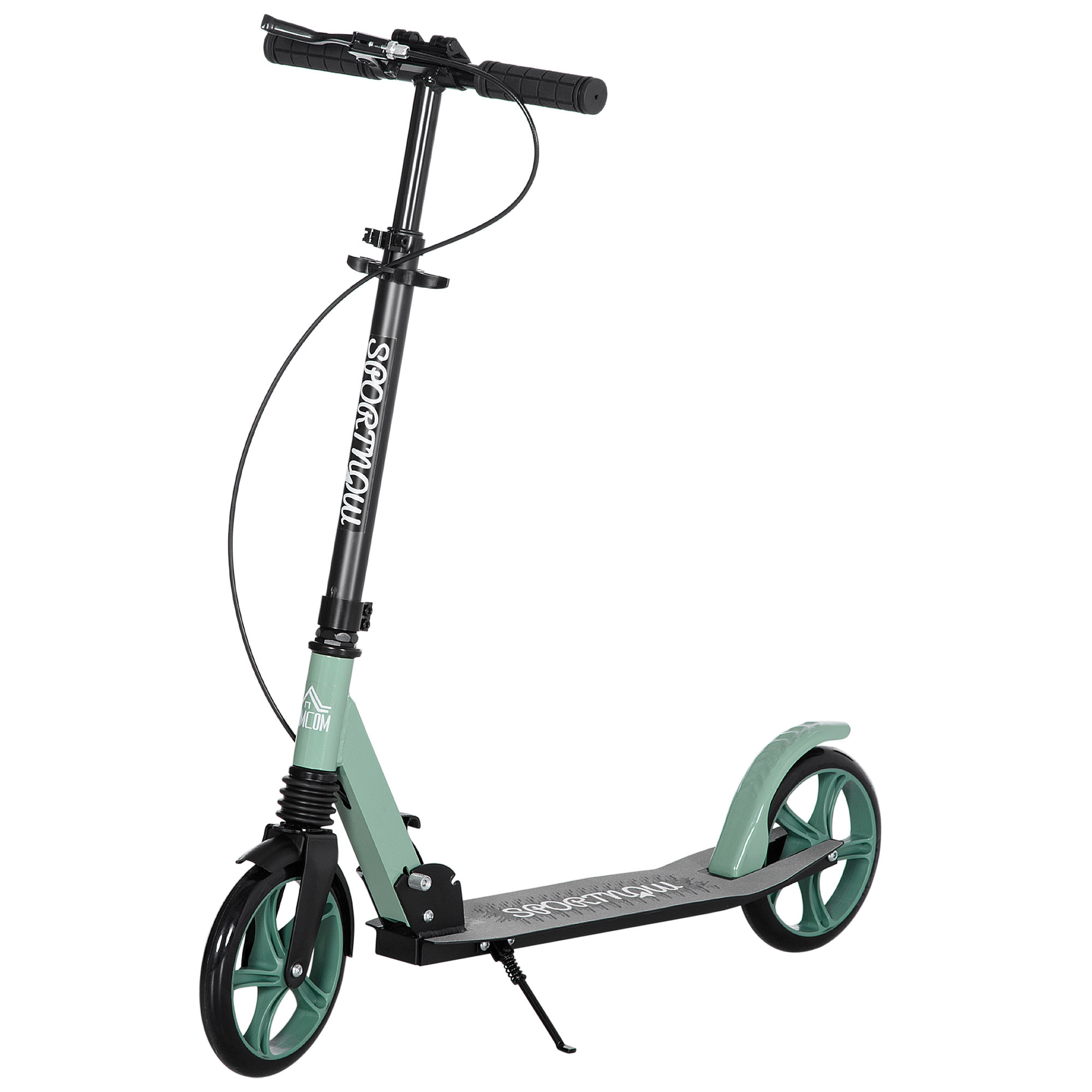 Patinete Plegable para Niños +14 Años con Manillar Ajustable 91,5x36,5x91-104 cm