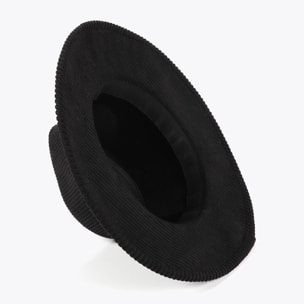 Cappello Fedora Velluto a Coste LC Leopardo