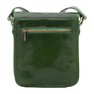 Borsa a tracolla  da uomo In Vera pelle Made in Italy 23x20x9 cm