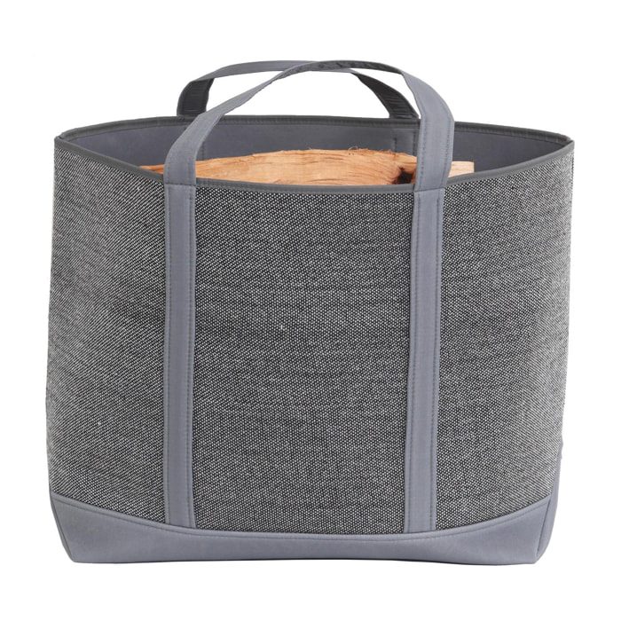 LE MARQUIER - Sac Panier A Buches Belharra - Anthracite