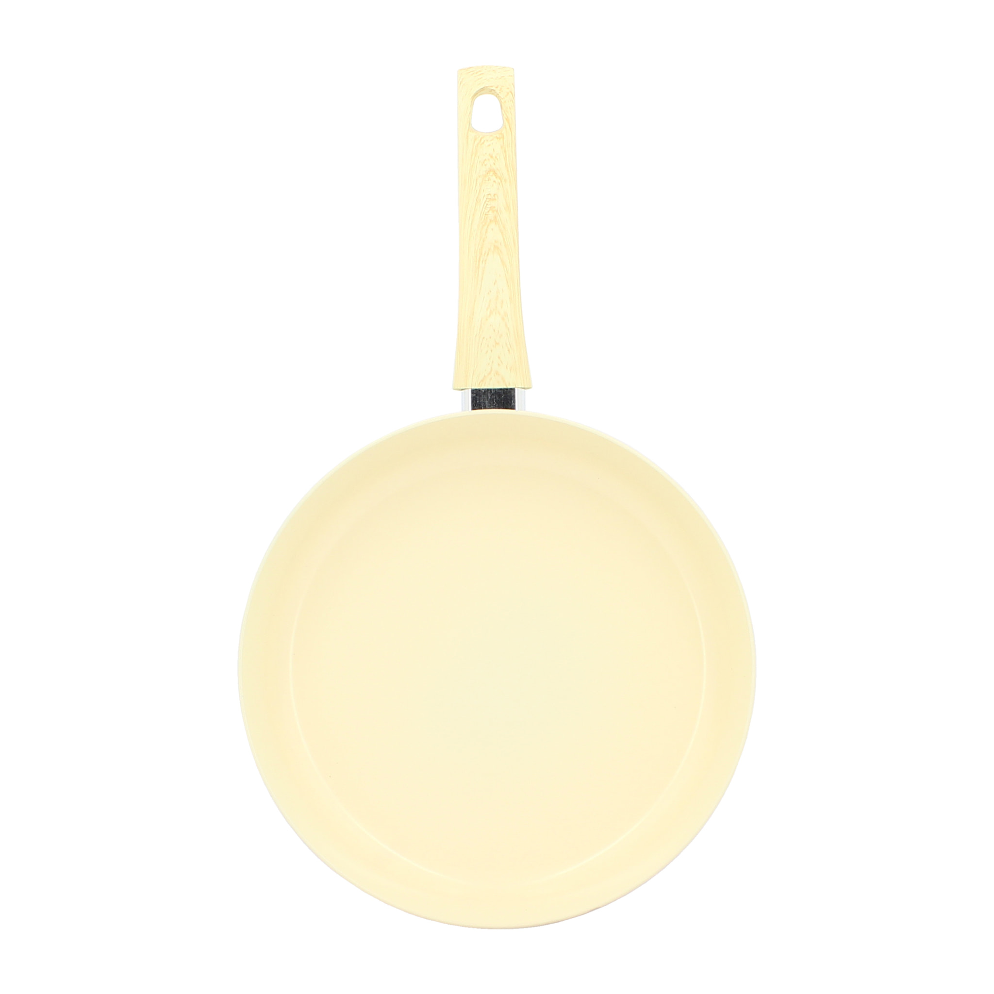 Poêle en revêtement céramique 28cm crème - tous feux COLORAMA
