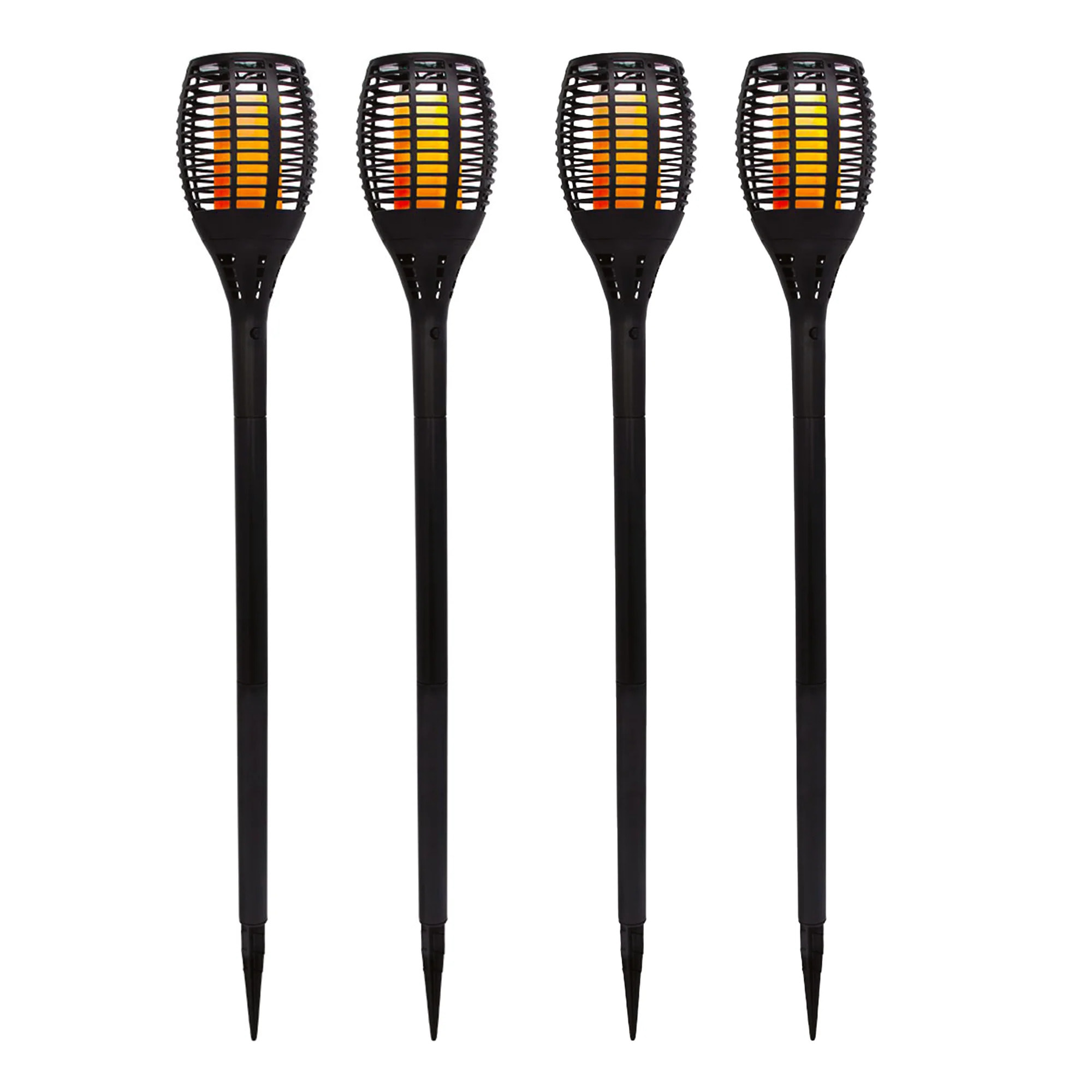 4 Torche effet flamme MINI MAITY H70CM