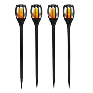 4 Torche effet flamme MINI MAITY H70CM
