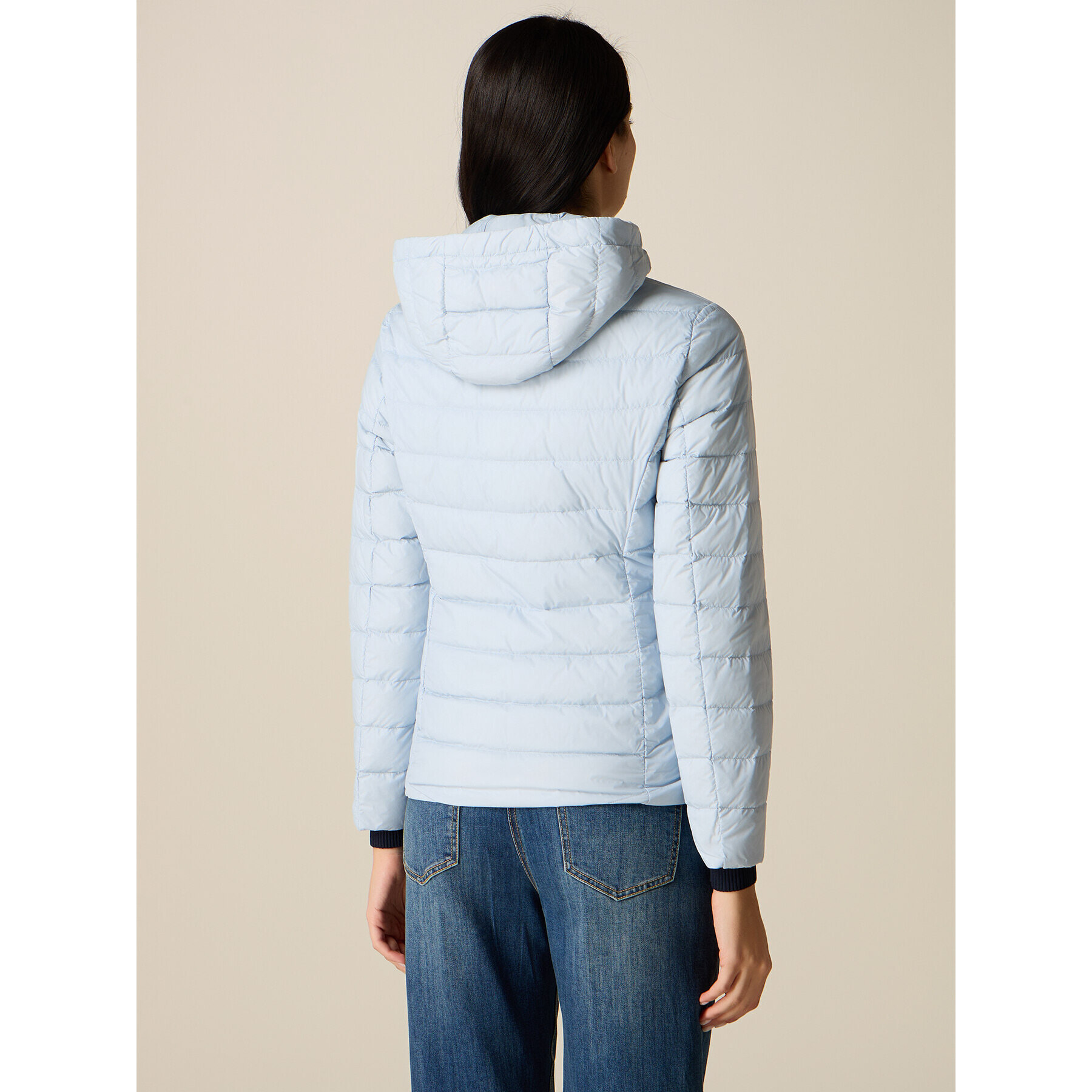 Oltre - Piumino lightweight in vera piuma - Azzurro