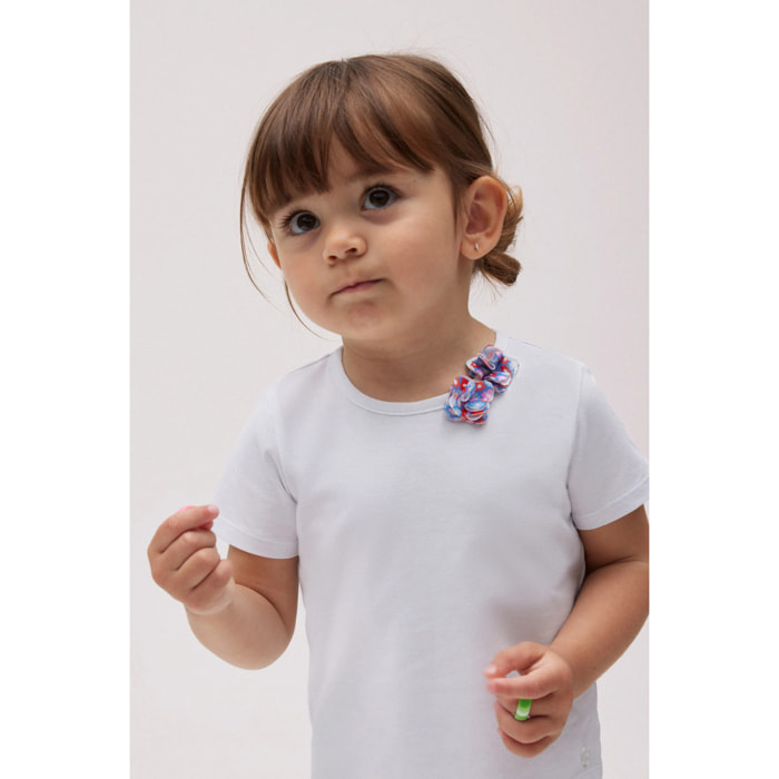 Completo costume bimbo con fiorellini e maglietta