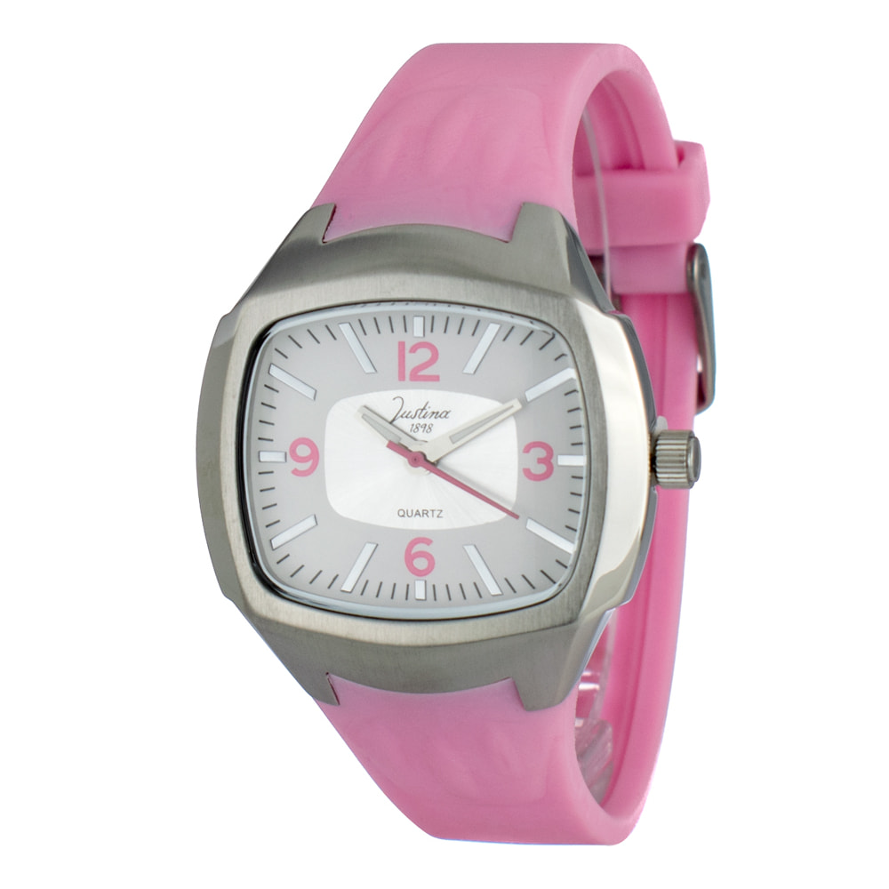Reloj Justina JRC48 Mujer Analogico Cuarzo con Correa de Caucho