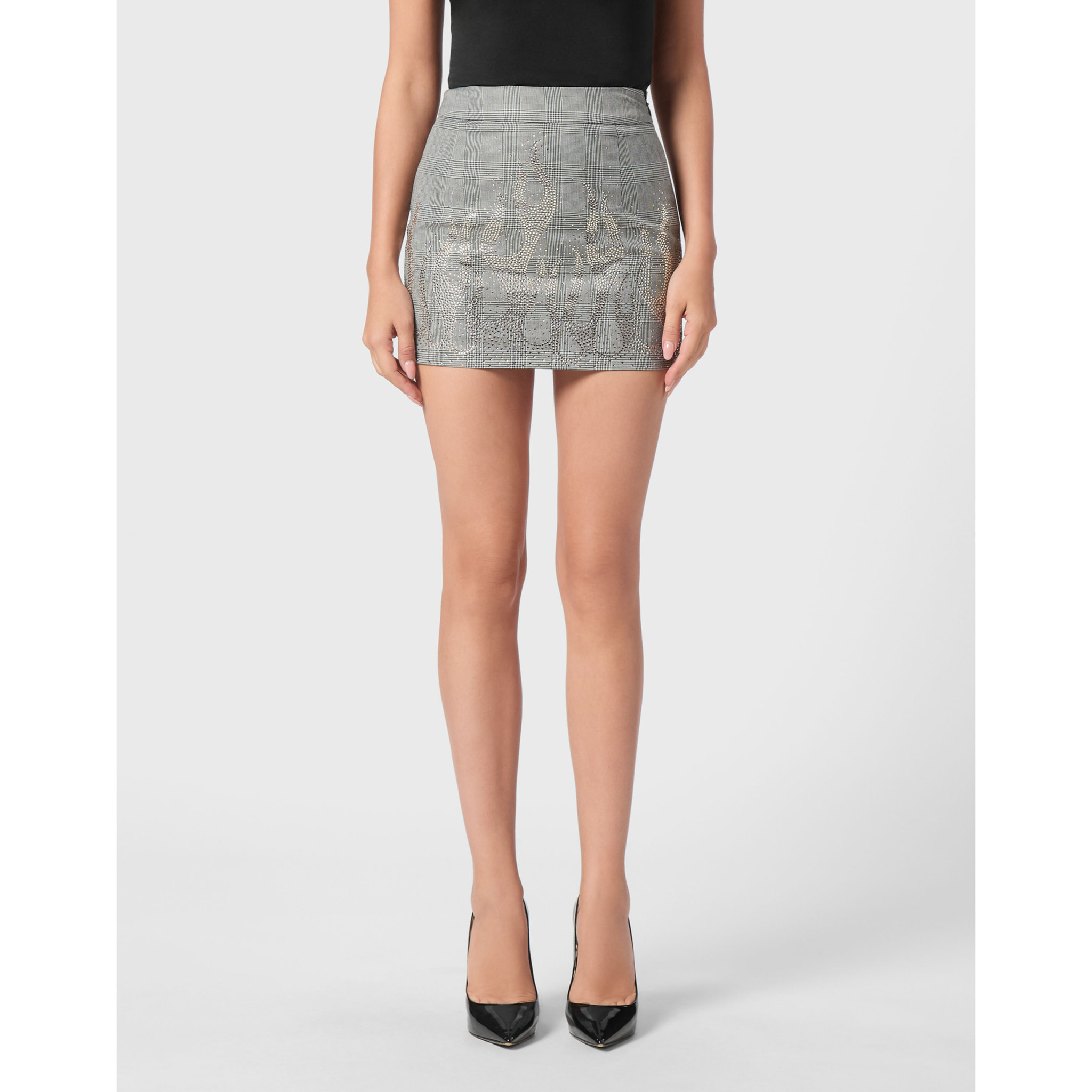 PHILIPP PLEIN Mini Skirt FLAME