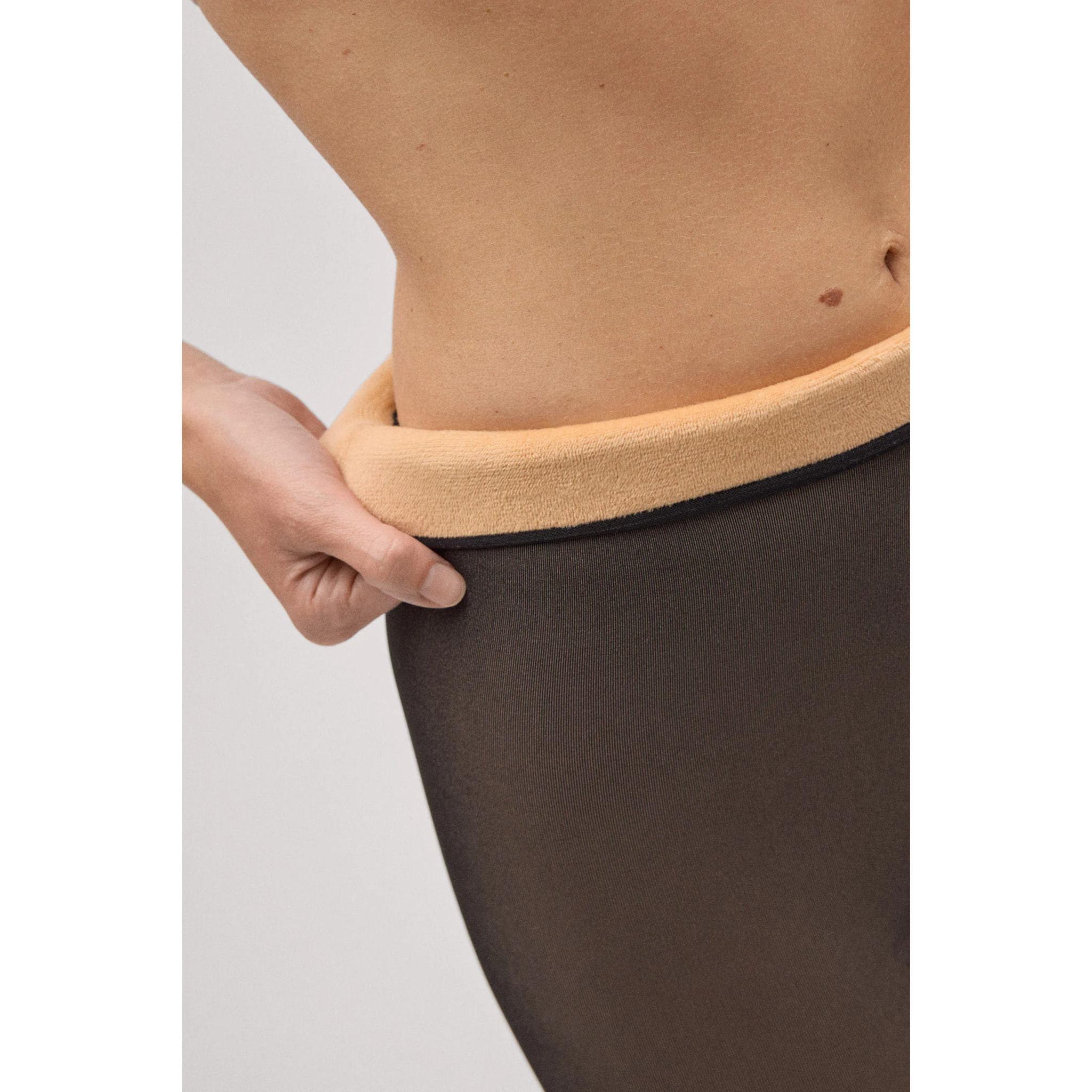 Collant termico effetto velo a rombi 160 denari