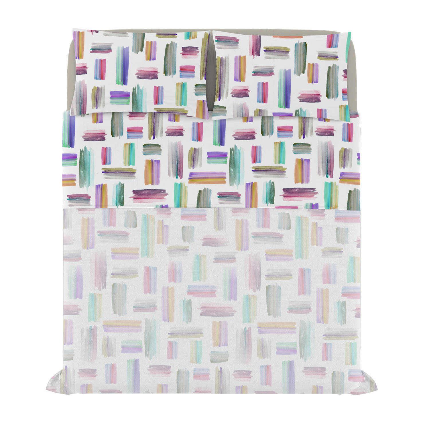 COMPLETO LETTO FANTASY, 100% Microfibra - MULTICOLOR