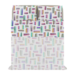 COMPLETO LETTO FANTASY, 100% Microfibra - MULTICOLOR