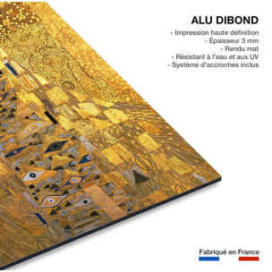 Tableau célèbre Adèle de Gustav Klimt Tableau alu Dibond