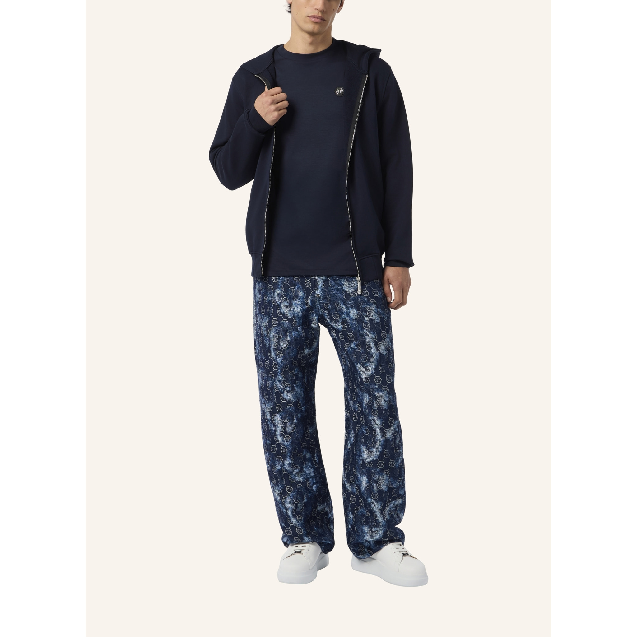 PHILIPP PLEIN Zip Hoodie Basic