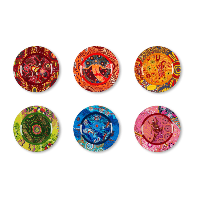 Set 6 Sottopiatti 33 cm – Excelsa, Plastica Aboriginal