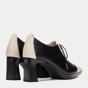 Derby Ankara Negro milk 7 cm