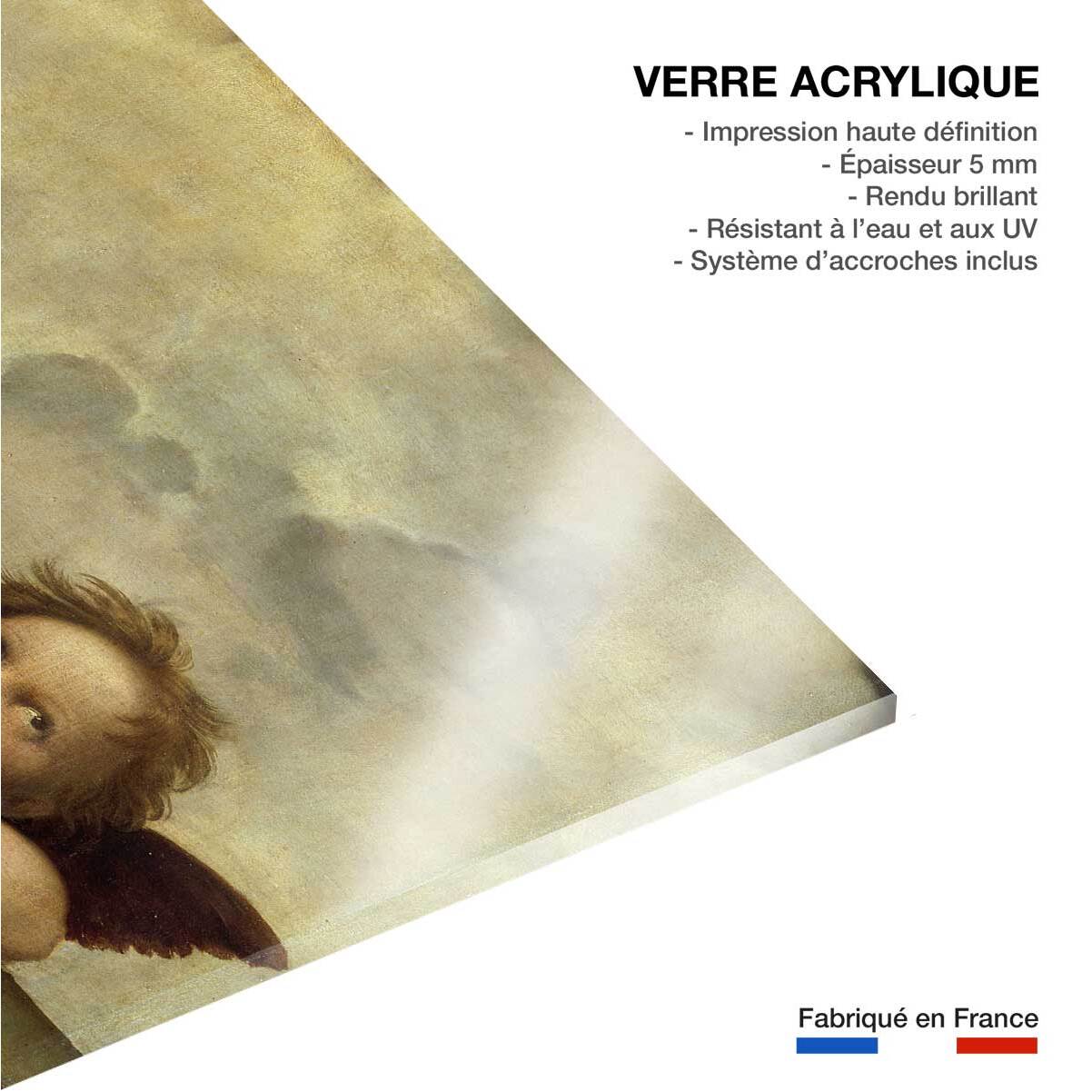 Tableau détail de la Chapelle Sixtine par Raphael Tableau plexiglas