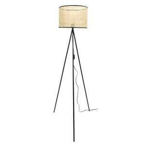 Lampadaire Cannage