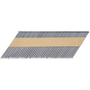 Clavos lisos en tira encolada MAKITA 34° 3,1 x 83 mm para clavadora - 3000 puntas - F-30601