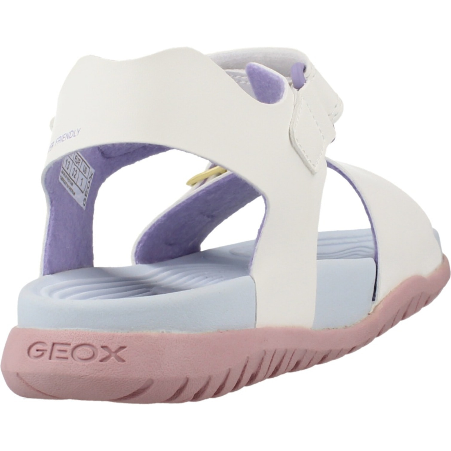 Sandalias Niña de la marca GEOX  modelo J SANDAL FUSBETTO GI BLANCO