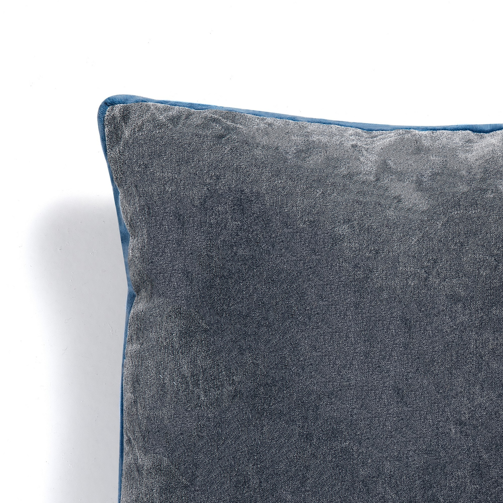 ORESTELUCHETTA Cuscino VELVET GREY & BLUE