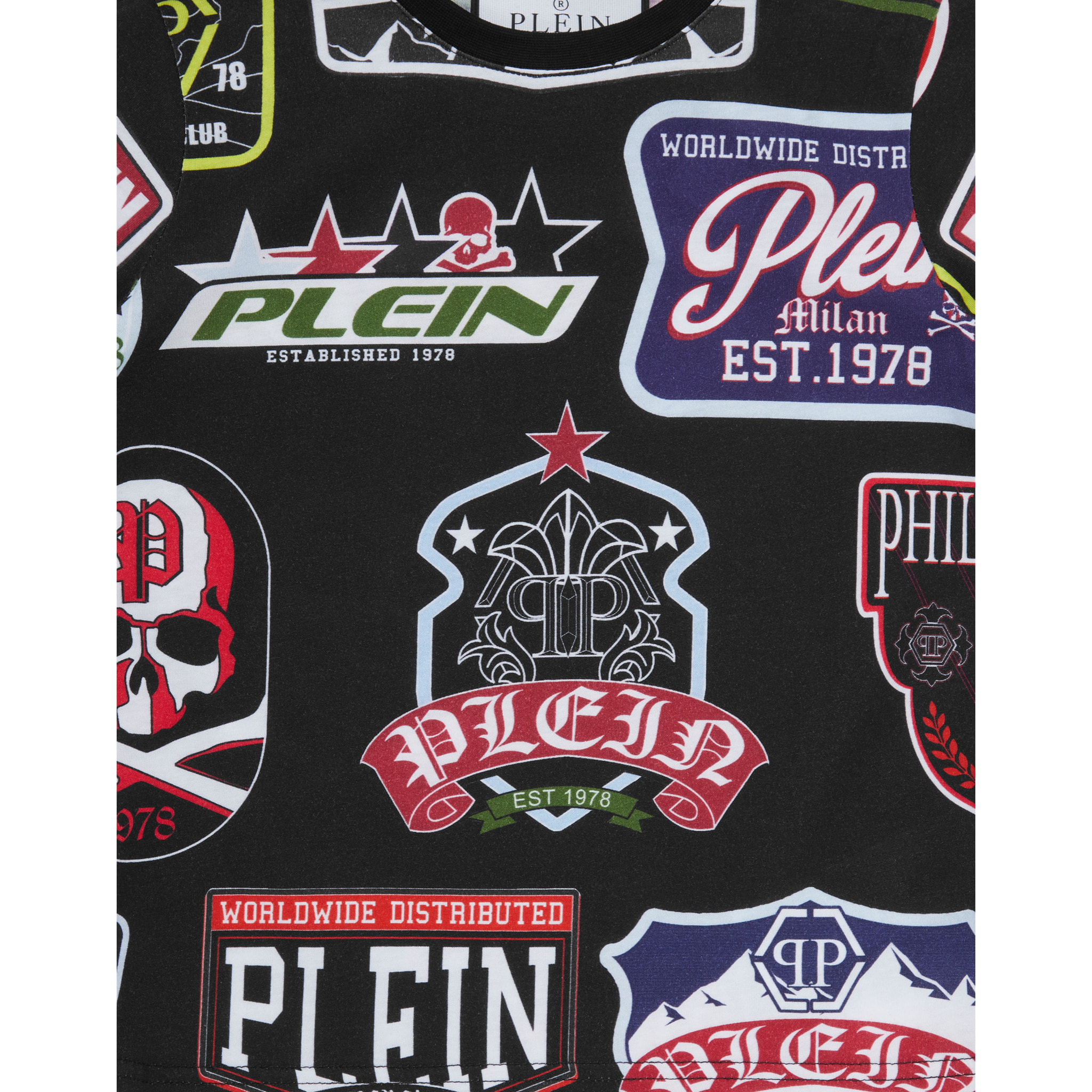 PHILIPP PLEIN Camiseta Cuello Redondo Ss