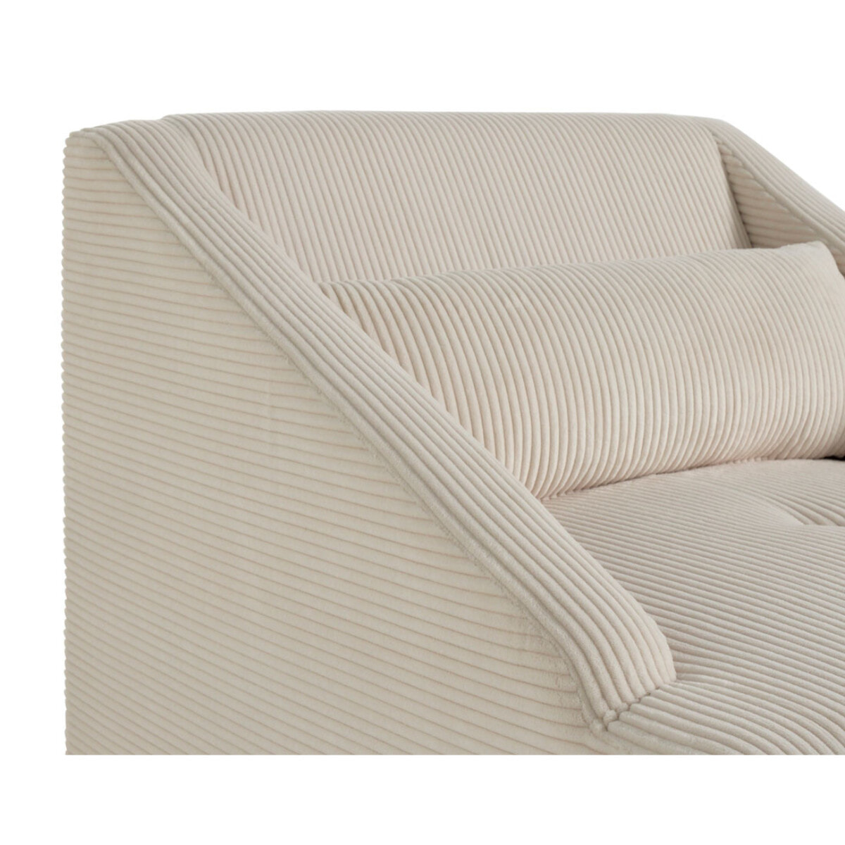 Onyx - fauteuil - en velours côtelé - Beige