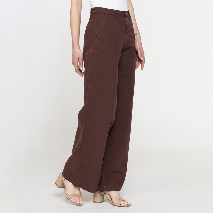 PANTALONE MOD.763 IN TESSUTO LINO COTONE