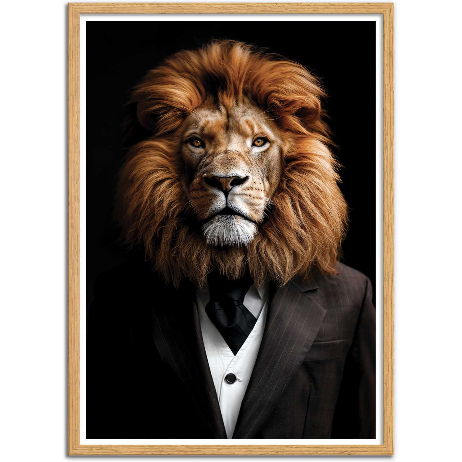 Affiche - Lion Wild Suits - Philippe Hugonnard