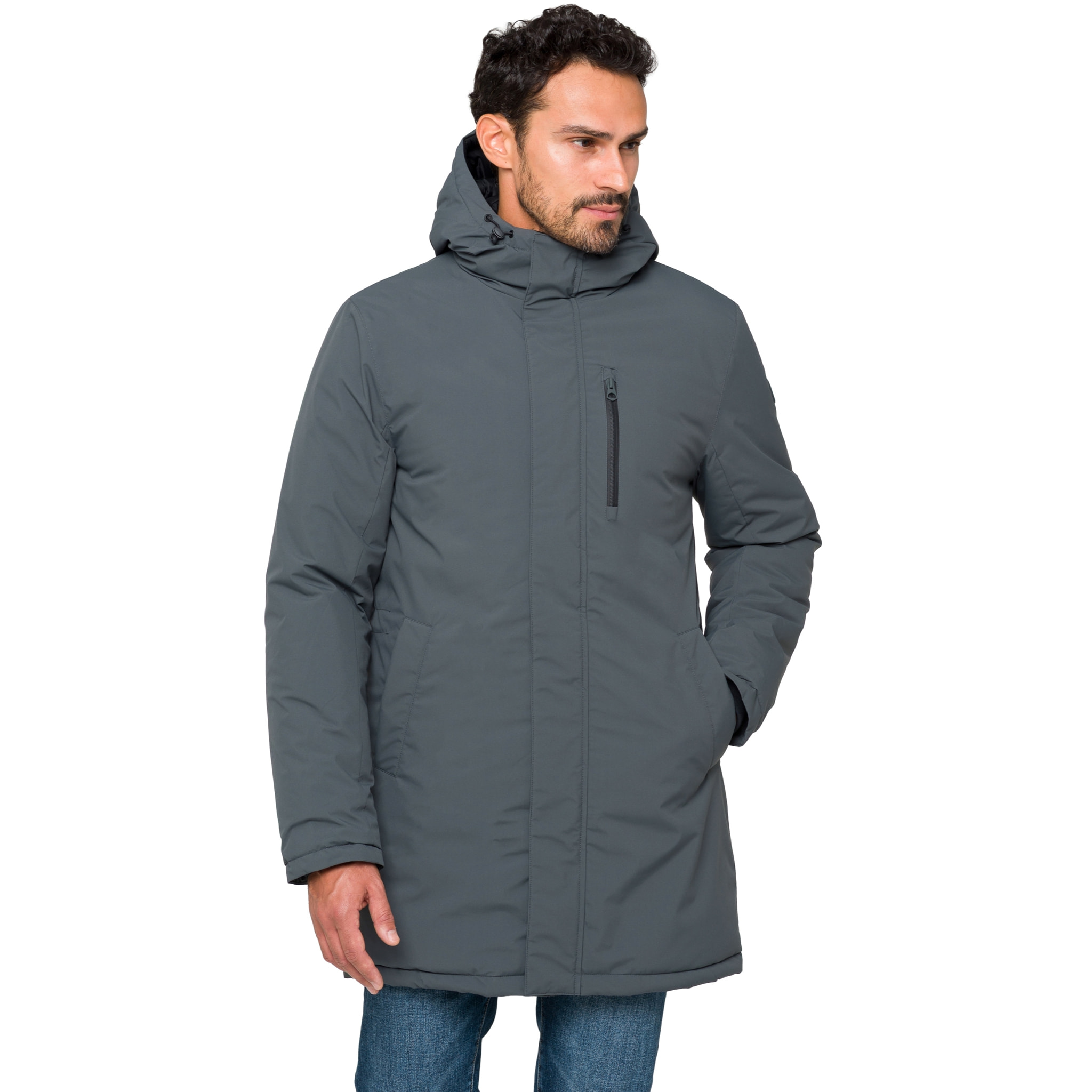 Chaqueta Hot Buttered térmica impermeable Latemar gris