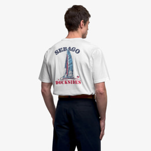 Sebago - T-Shirts & Top Uomo Donna Bianco - Atlantictide