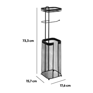 Dérouleur avec réserve et support Métal noir Mayaj