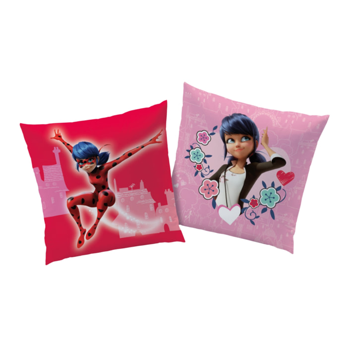 Coussin imprimé 100% polyester, MIRACULOUS LADYBUG SECRET