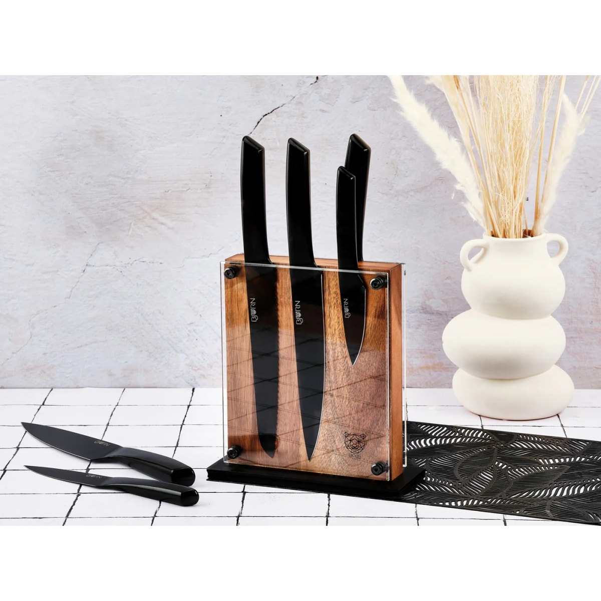 Bloc couteaux de cuisine JENSEN RAUMA - 7 pièces