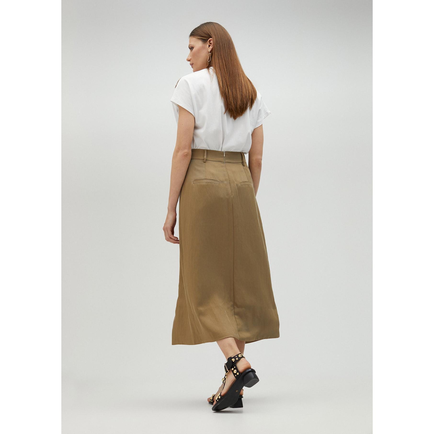 Gonna con incrocio sul davanti