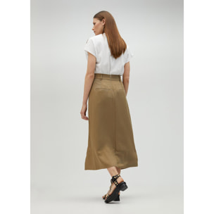 Gonna con incrocio sul davanti