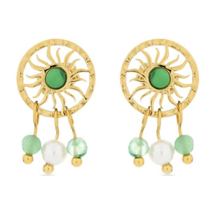 Pendientes Lux by Lux acabadoss oro 18k