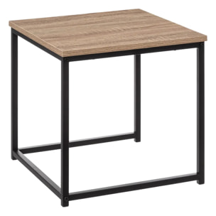 Lot de 2 tables gigognes "Aliaj" effet chêne naturel