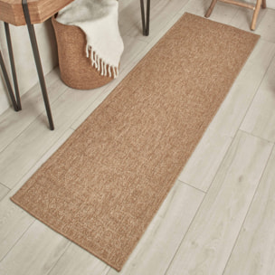 Nature - tapis aspect jute à motifs losanges beige