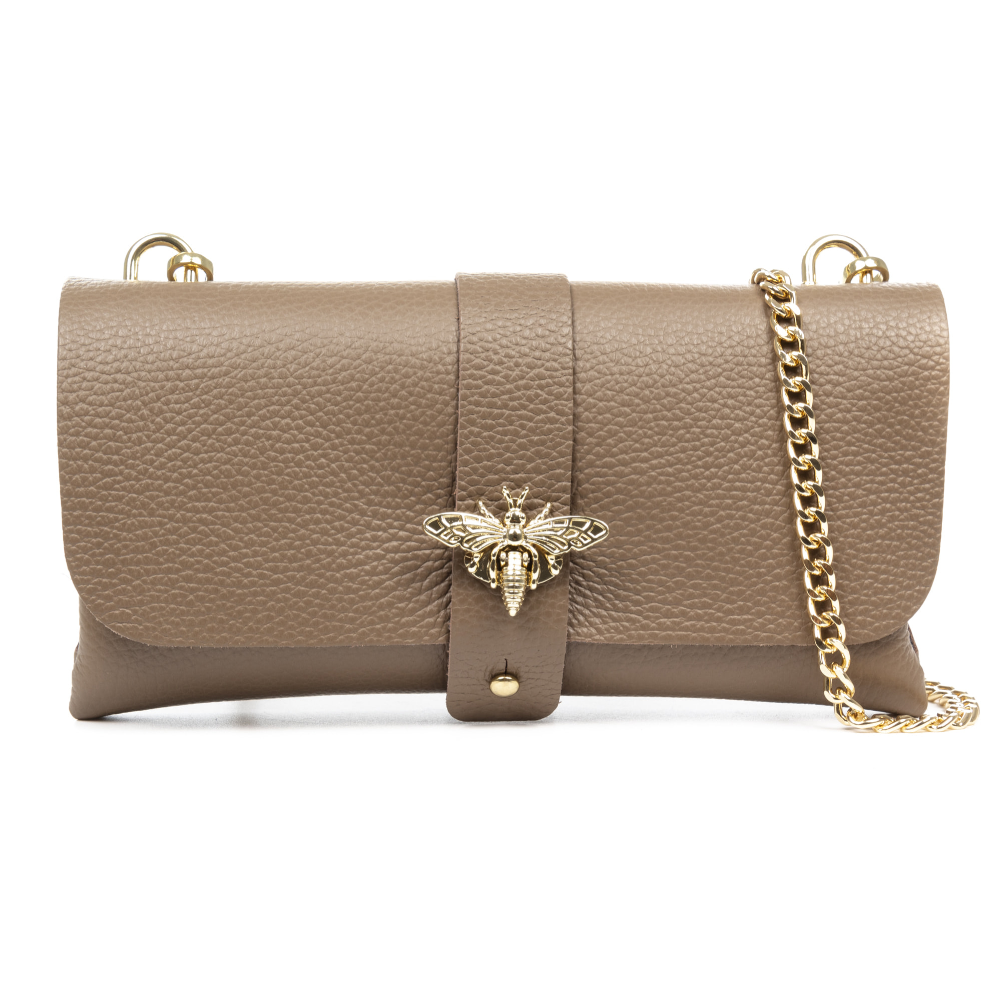 Amaseno bolso bandolera mujer. Piel auténtica Dollaro.