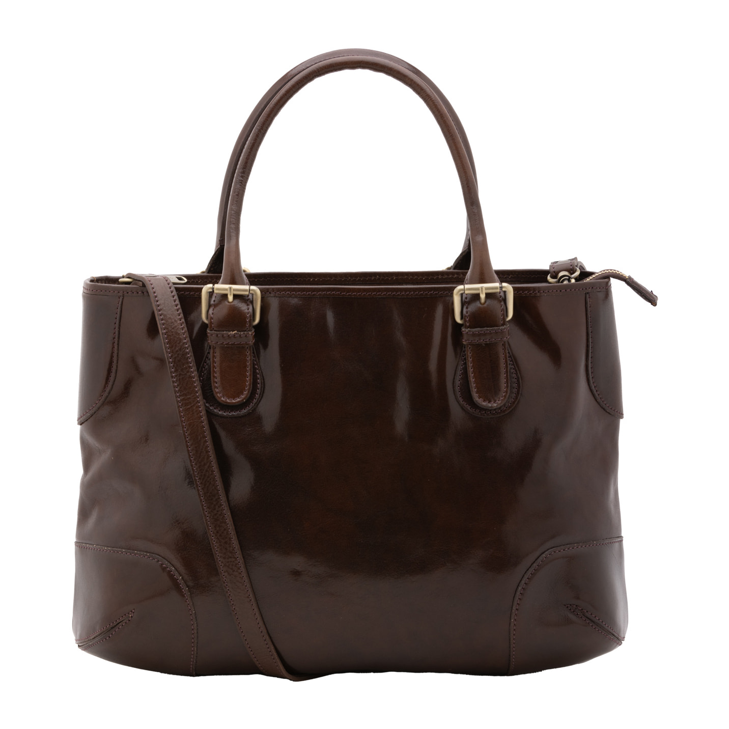 Borsa a tracolla  da donna In Vera pelle Made in Italy 28x43x16 cm