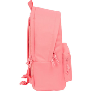 Mochila doble para portatil 15,6"+usb f.c.barcelona chica coral