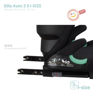 Silla Auto 2-3 I-SIZE JUNO Negro