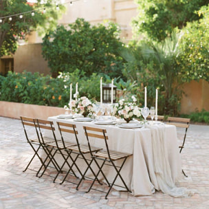 Set Tavolino e due sedie da Giardino modello Bistrot