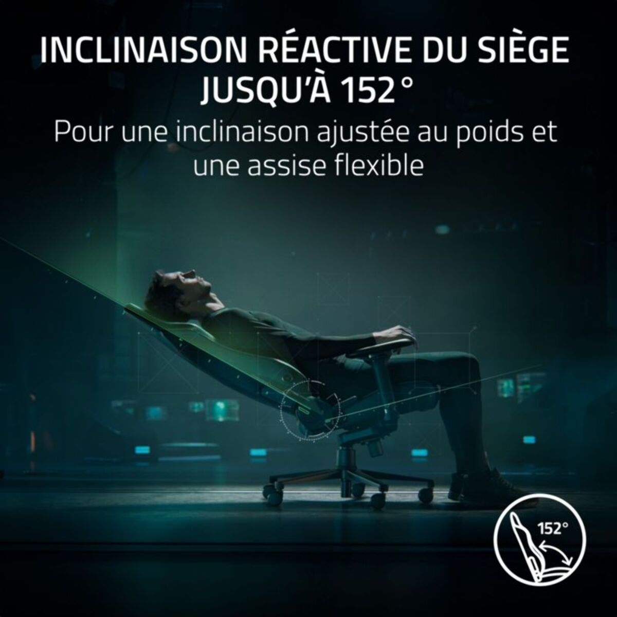 Chaise gaming RAZER Iskur V2 Fabric