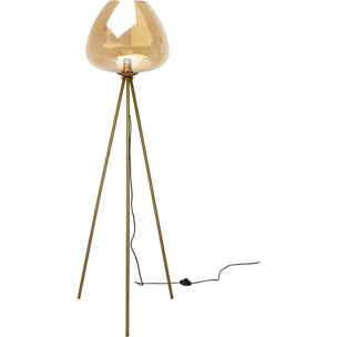 Lampadaire Sphere ambré 146cm Kare Design