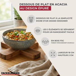 Dessous de Plat 18 cm Fackelmann Acacia