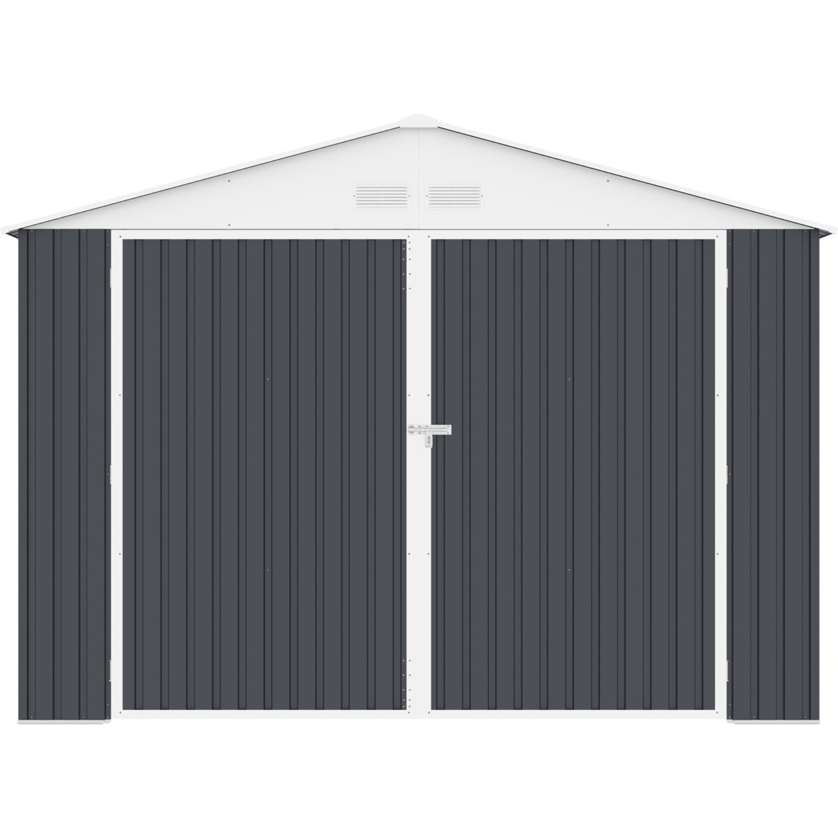 Garage en métal "Houston" 18,56m²  - Anthracite